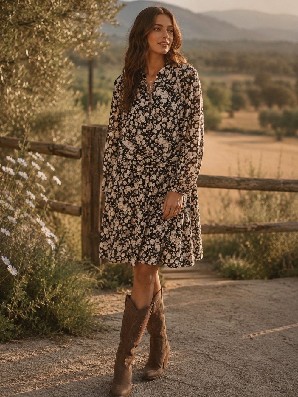 H&M floral dress